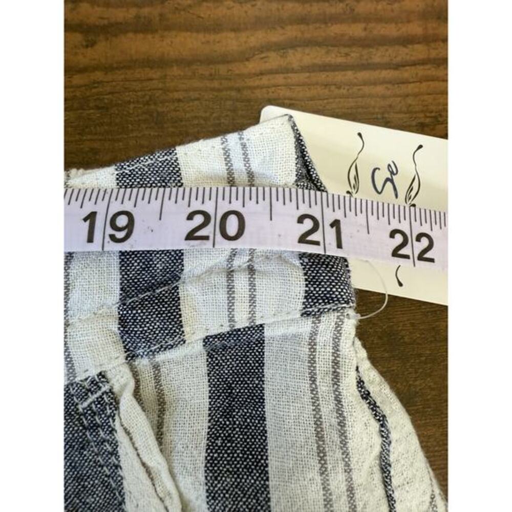 Per Se Linen Blend Pants Wmns 2X Beach Coastal Travel Resort Cruise Drawstring - Picture 7 of 9